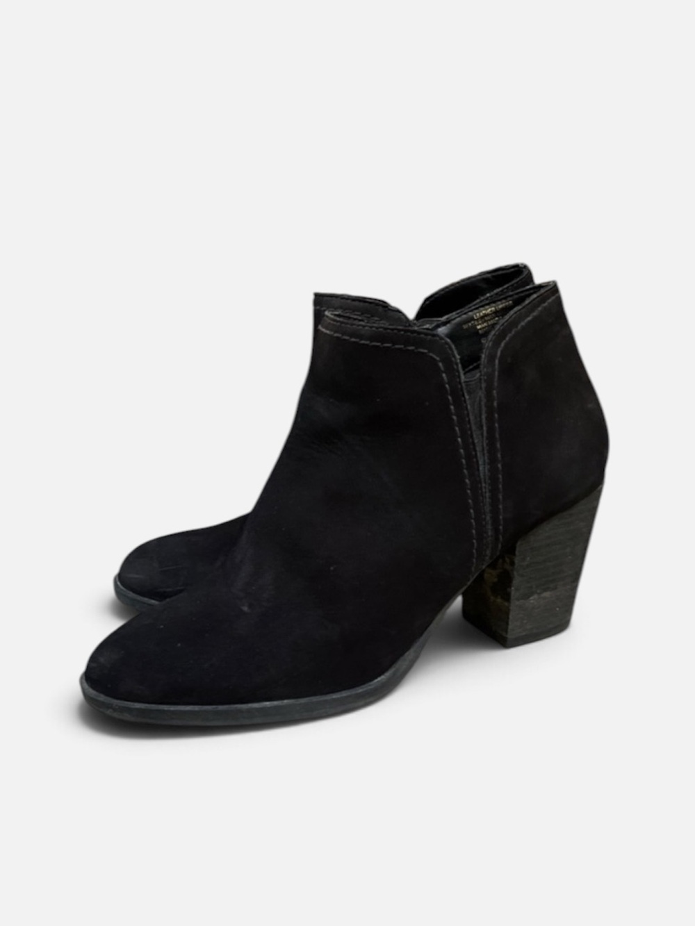 Alex Marie Gleneva Suede Chelsea Block Heel Bootie Sz 7.5M
